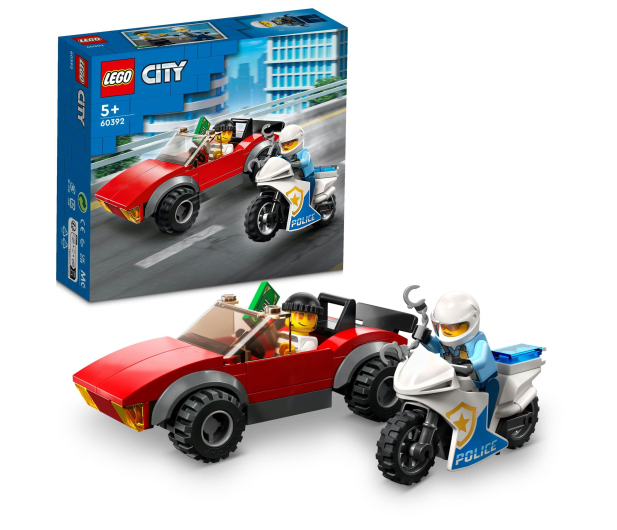 LEGO City 60392 Motocykl policyjny – pościg za samochodem - 1091248 - zdjęcie 9